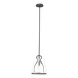 Hubbardton Forge 2022 Natural Iron Clear Glass (ZM) Multi Caliper Pendant