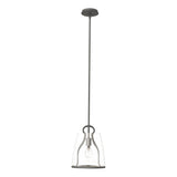 Hubbardton Forge 2022 Natural Iron Clear Glass (ZM) Multi Caliper Pendant