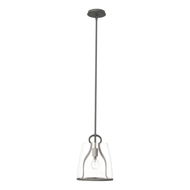 Hubbardton Forge 2022 Natural Iron Clear Glass (ZM) Multi Caliper Pendant