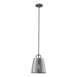 Hubbardton Forge 2022 Natural Iron Plated Smoke Glass (PS) Multi Caliper Pendant