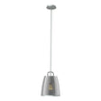 Hubbardton Forge 2022 Vintage Platinum Plated Smoke Glass (PS) Multi Caliper Pendant