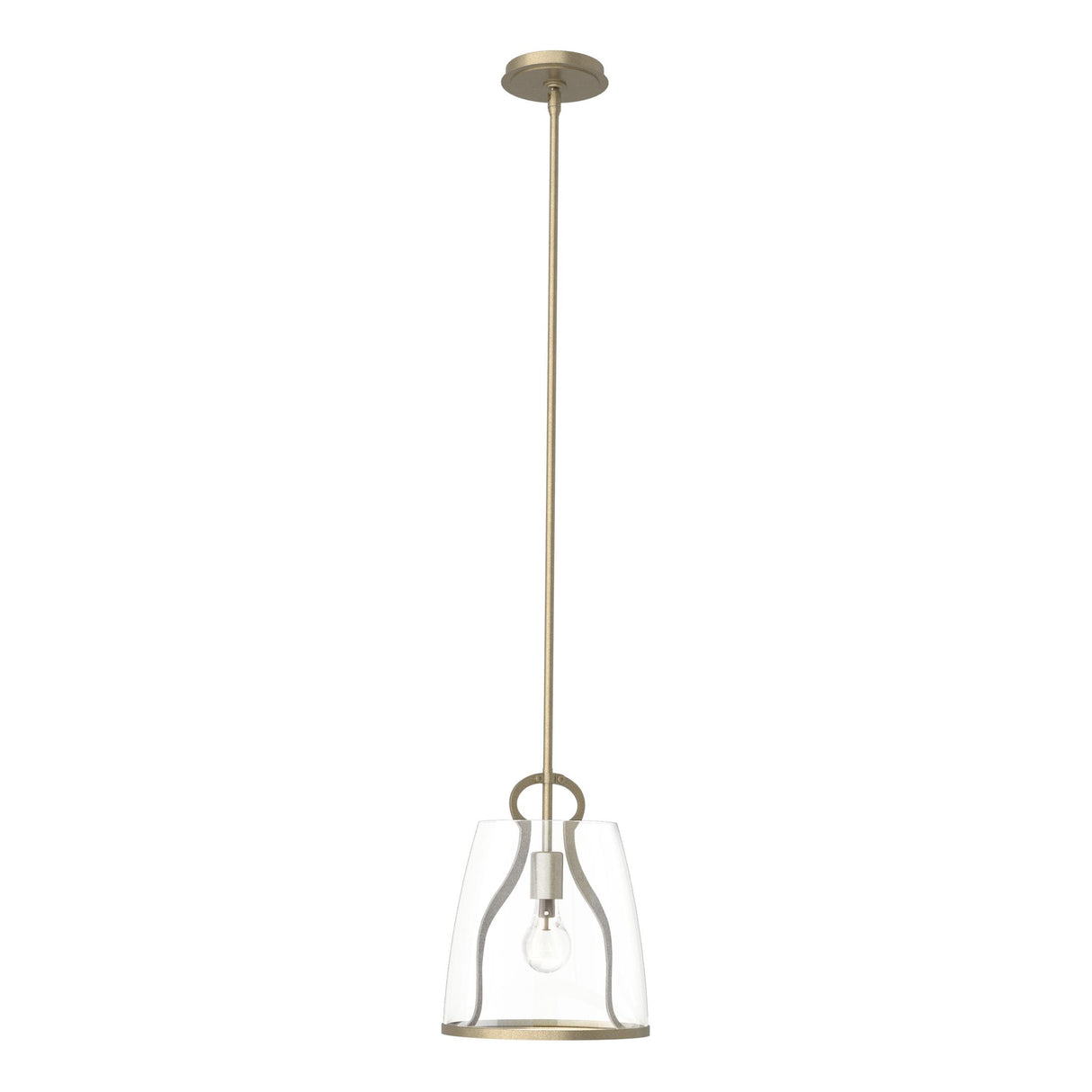 Hubbardton Forge 2022 Soft Gold Clear Glass (ZM) Multi Caliper Pendant