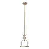 Hubbardton Forge 2022 Soft Gold Clear Glass (ZM) Multi Caliper Pendant