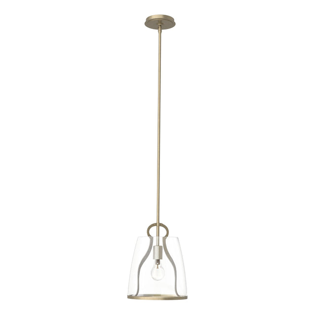 Hubbardton Forge 2022 Soft Gold Clear Glass (ZM) Multi Caliper Pendant