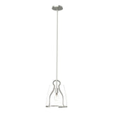 Hubbardton Forge 2022 Sterling Clear Glass (ZM) Multi Caliper Pendant