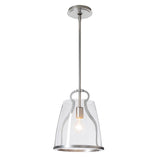 Hubbardton Forge 2022 Sterling Clear Glass (ZM) Multi Caliper Pendant