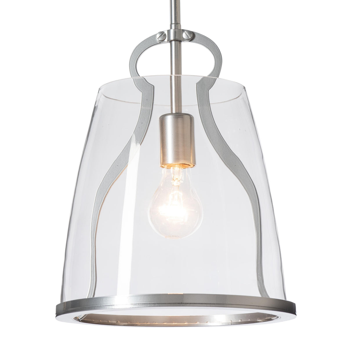 Hubbardton Forge 2022 Sterling Clear Glass (ZM) Multi Caliper Pendant