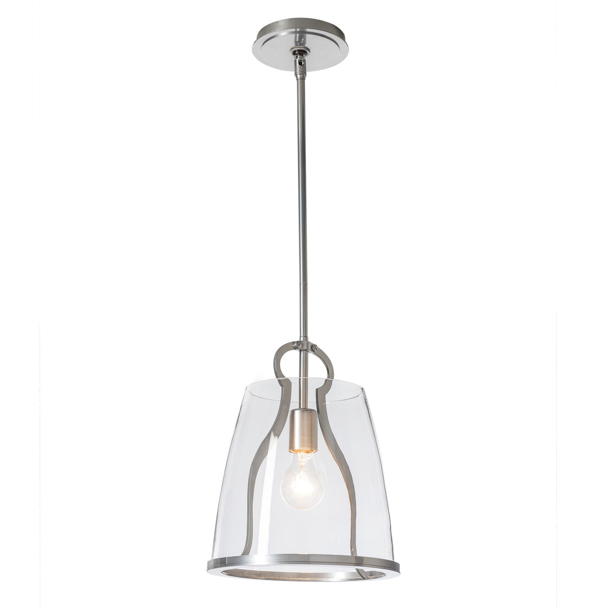 Hubbardton Forge 2022 Sterling Clear Glass (ZM) Multi Caliper Pendant