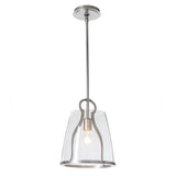 Hubbardton Forge 2022 Sterling Clear Glass (ZM) Multi Caliper Pendant