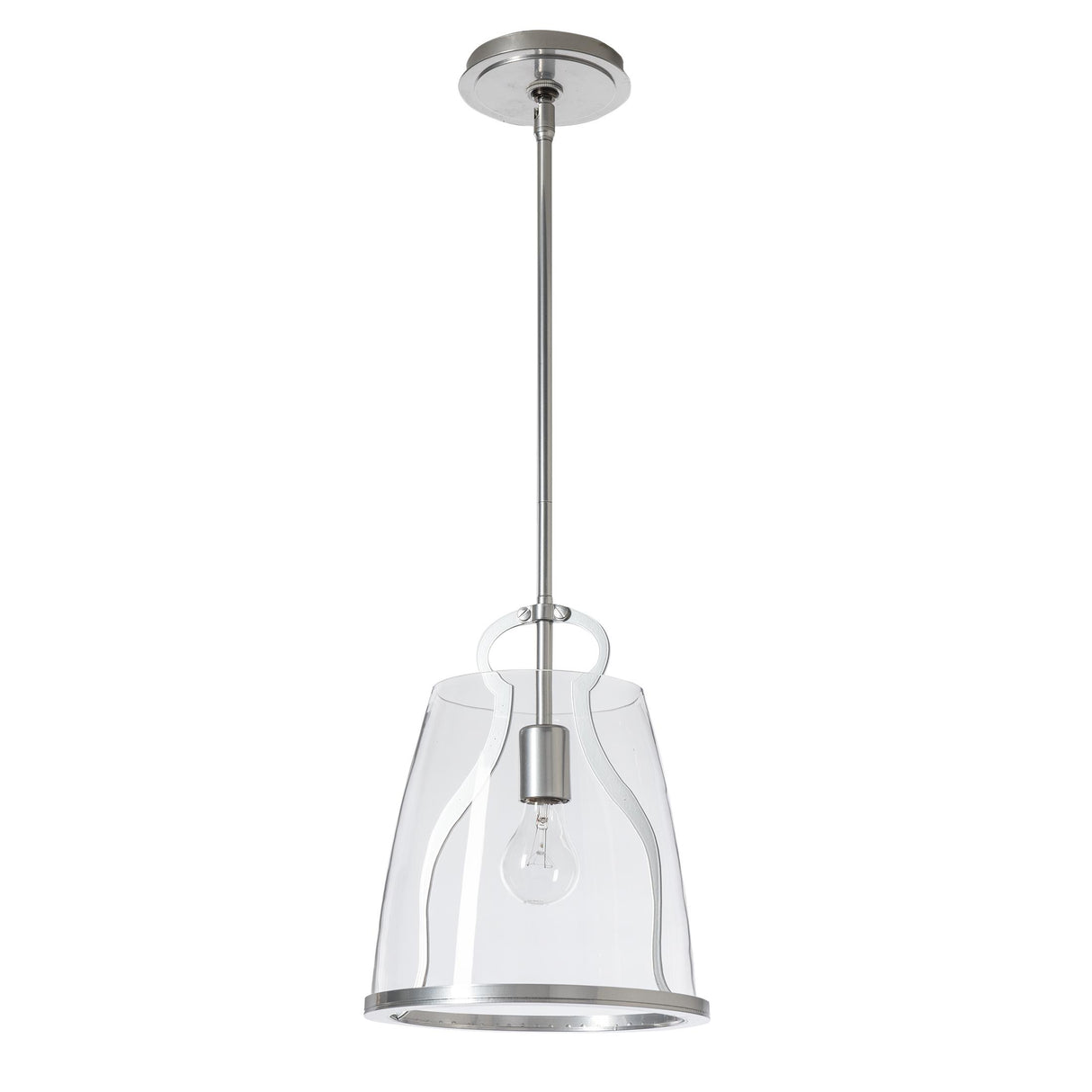 Hubbardton Forge 2022 Sterling Clear Glass (ZM) Multi Caliper Pendant