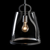 Hubbardton Forge 2022 Sterling Clear Glass (ZM) Multi Caliper Pendant