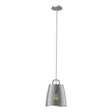 Hubbardton Forge 2022 Sterling Plated Smoke Glass (PS) Multi Caliper Pendant