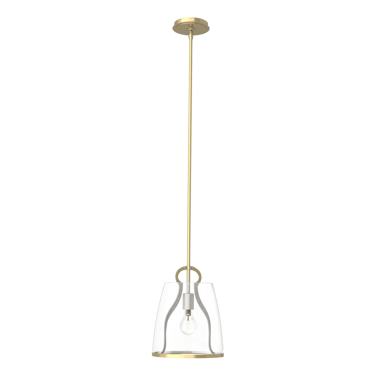 Hubbardton Forge 2022 Modern Brass Clear Glass (ZM) Multi Caliper Pendant