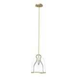Hubbardton Forge 2022 Modern Brass Clear Glass (ZM) Multi Caliper Pendant