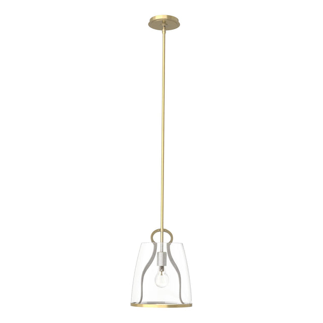 Hubbardton Forge 2022 Modern Brass Clear Glass (ZM) Multi Caliper Pendant