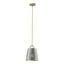 Hubbardton Forge 2022 Modern Brass Plated Smoke Glass (PS) Multi Caliper Pendant