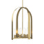 Hubbardton Forge 2023 Modern Brass Frosted Glass (FD) Multi Triomphe 8-Light Pendant