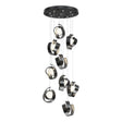 Hubbardton Forge 2023 Ink Opal Glass (GG) Standard Riza 9-Light Pendant