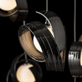 Hubbardton Forge 2023 Ink Opal Glass (GG) Standard Riza 9-Light Pendant