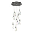 Hubbardton Forge 2022 Oil Rubbed Bronze Crystal Standard Luma 9-Light Large Crystal Pendant