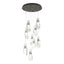 Hubbardton Forge 2022 Natural Iron Crystal Standard Luma 9-Light Large Crystal Pendant