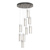 Hubbardton Forge 2022 Bronze Opal Glass (GG) Standard Exos Glass 9-Light Pendant