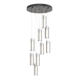 Hubbardton Forge 2022 Oil Rubbed Bronze Opal Glass (GG) Standard Exos Glass 9-Light Pendant