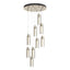 Hubbardton Forge 2022 Soft Gold Clear Glass (ZM) Standard Exos Glass 9-Light Pendant