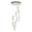 Hubbardton Forge 2022 Sterling Clear Glass (ZM) Standard Exos Glass 9-Light Pendant
