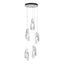 Hubbardton Forge 2023 White Crystal Standard Luma 5-Light Pendant