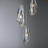 Hubbardton Forge 2023 White Crystal Standard Luma 5-Light Pendant