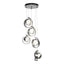 Hubbardton Forge 2023 Sterling Opal Glass (GG) Standard Riza 5-Light Pendant