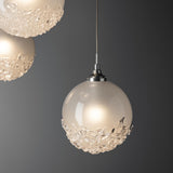 Hubbardton Forge 2023 Sterling Frosted Glass (FD) Standard Fritz Globe 5-Light Pendant