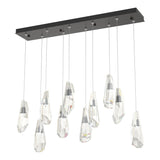 Hubbardton Forge 2022 Oil Rubbed Bronze Crystal Standard Luma 10-Light Large Crystal Pendant