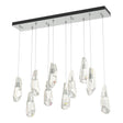 Hubbardton Forge 2022 Vintage Platinum Crystal Standard Luma 10-Light Large Crystal Pendant