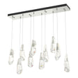 Hubbardton Forge 2022 Sterling Crystal Standard Luma 10-Light Large Crystal Pendant