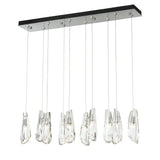 Hubbardton Forge 2022 Sterling Crystal Standard Luma 10-Light Large Crystal Pendant