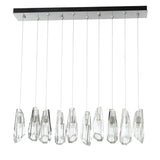 Hubbardton Forge 2022 Sterling Crystal Standard Luma 10-Light Large Crystal Pendant