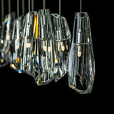 Hubbardton Forge 2022 Sterling Crystal Standard Luma 10-Light Large Crystal Pendant