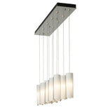 Hubbardton Forge 2022 Sterling Opal Glass (GG) Standard Exos Glass 10-Light Pendant