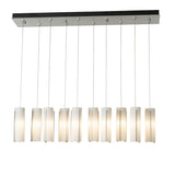 Hubbardton Forge 2022 Sterling Opal Glass (GG) Standard Exos Glass 10-Light Pendant