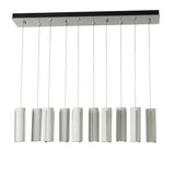 Hubbardton Forge 2022 Sterling Opal Glass (GG) Standard Exos Glass 10-Light Pendant