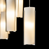 Hubbardton Forge 2022 Sterling Opal Glass (GG) Standard Exos Glass 10-Light Pendant