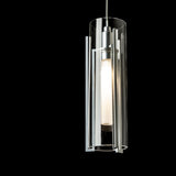Hubbardton Forge 2022 Sterling Clear Glass (ZM) Standard Exos Glass 10-Light Pendant