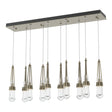 Hubbardton Forge 2022 Soft Gold Clear Glass (ZM) Standard Link 10-Light Clear Glass Pendant