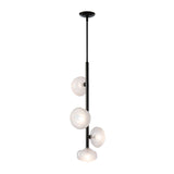 Hubbardton Forge 2023 Oil Rubbed Bronze Frosted Glass (FD) Multi Ume Vertical Pendant