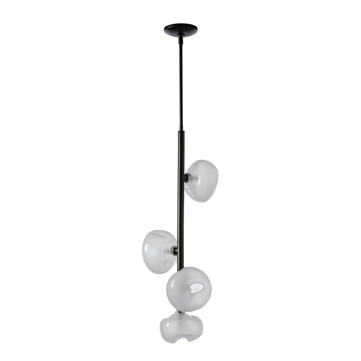 Hubbardton Forge 2023 Oil Rubbed Bronze Frosted Glass (FD) Multi Ume Vertical Pendant