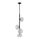 Hubbardton Forge 2023 Oil Rubbed Bronze Frosted Glass (FD) Multi Ume Vertical Pendant