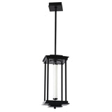 Hubbardton Forge 2023 Black Clear Glass (ZM) Multi Athena 1-Light Medium LED Lantern
