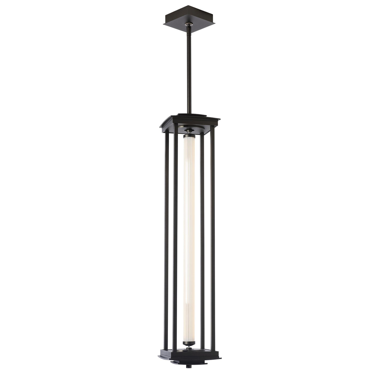 Hubbardton Forge 2023 Oil Rubbed Bronze Clear Glass (ZM) Multi Athena 1-Light Large LED Lantern
